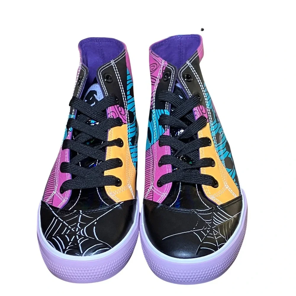 Disney Nightmare Before Christmas Sneakers Women 9 Multicolor NEW Jack Sally